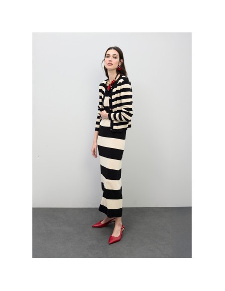 VESTIDO TRICOT BICOLOR LOLA CASADEMUNT