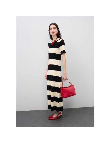 VESTIDO TRICOT BICOLOR LOLA CASADEMUNT