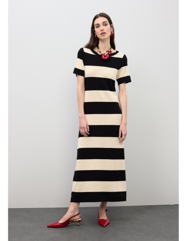 VESTIDO TRICOT BICOLOR LOLA CASADEMUNT