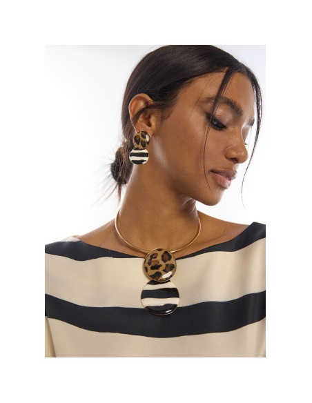 PENDIENTES-LACADOS-RAYAS-PRINT-DETALLES-DORADOS-LOLA-CASADEMUNT