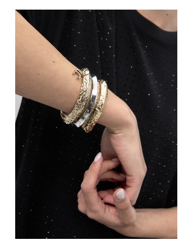 SET-3 PULSERAS-DORADAS-PLATA-ELÁSTICAS-LOLA-CASADEMUNT