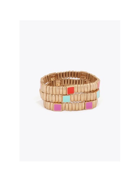 TRES-PULSERAS-DORADAS-ELASTICAS-PIEXAS-COLOR-LOLA-CASADEMUNT