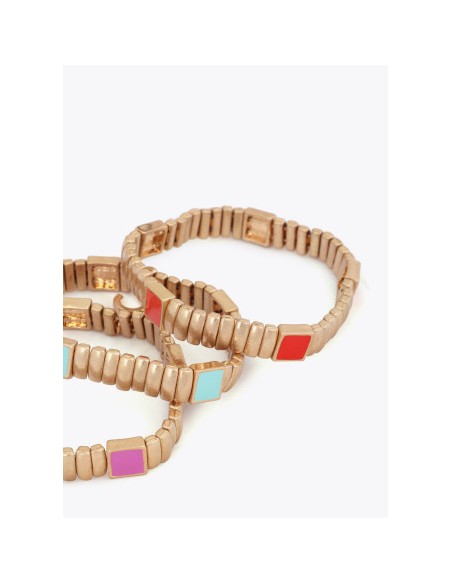 TRES-PULSERAS-DORADAS-ELASTICAS-PIEXAS-COLOR-LOLA-CASADEMUNT