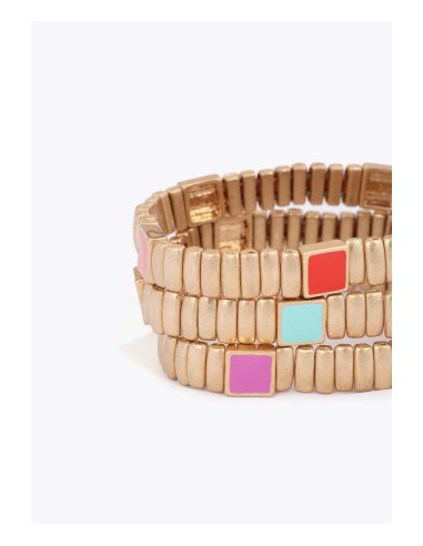 TRES-PULSERAS-DORADAS-ELASTICAS-PIEXAS-COLOR-LOLA-CASADEMUNT