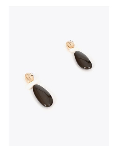 PENDIENTES-RESINA-NEGRO-BEIGE-BICOLOR-LOLA-CASADEMUNT