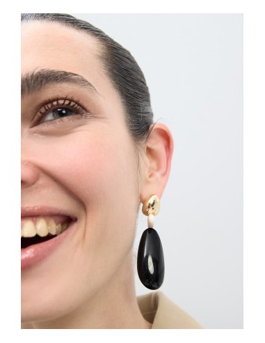 PENDIENTES-RESINA-NEGRO-BEIGE-BICOLOR-LOLA-CASADEMUNT