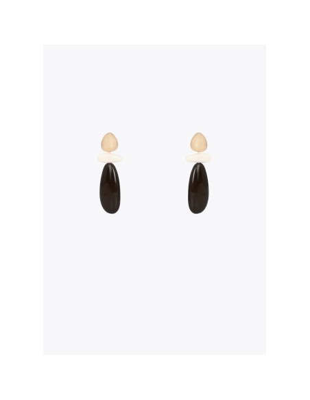 PENDIENTES-RESINA-NEGRO-BEIGE-BICOLOR-LOLA-CASADEMUNT