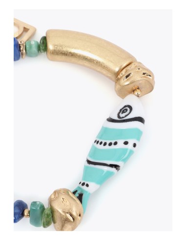 PULSERA-PEZ-ELÁSTICA-DETALLES-DORADOS-LOLA-CASADEMUNT