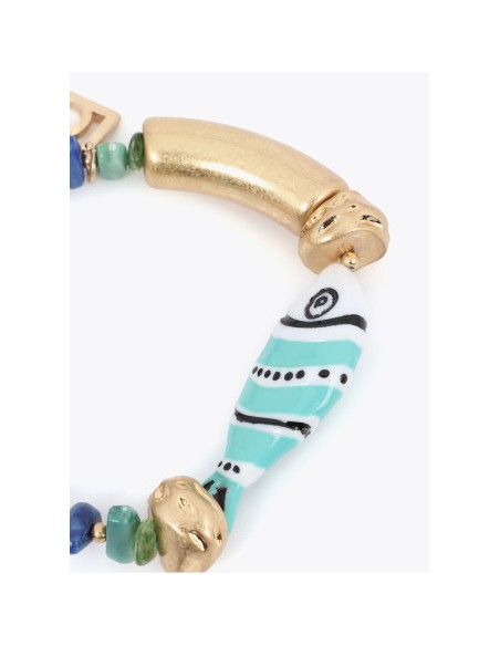 PULSERA-PEZ-ELÁSTICA-DETALLES-DORADOS-LOLA-CASADEMUNT