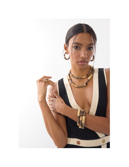 SET-DOS-COLLARES-METÁLICOS-DORADO-BAMBÚ.CIERRE-AJUSTABLE-LOLA-CASADEMUNT