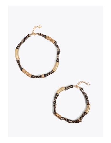 SET-DOS-COLLARES-METÁLICOS-DORADO-BAMBÚ.CIERRE-AJUSTABLE-LOLA-CASADEMUNT