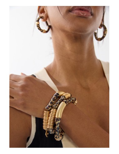 PACK-PULSERAS-ELÁSTICAS-BAMBÚ-ANIMAL-PRINT-LOLA-CASADEMUNT