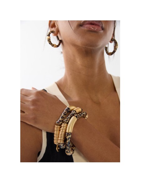 PACK-PULSERAS-ELÁSTICAS-BAMBÚ-ANIMAL-PRINT-LOLA-CASADEMUNT