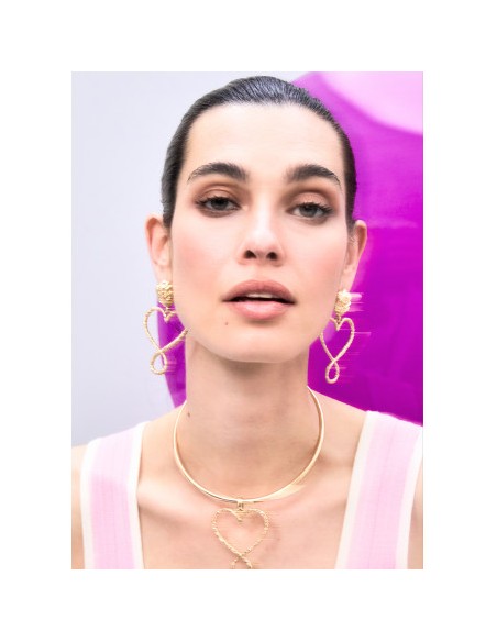 COLLAR-CHOKER-DORADO-INFINITO-TEXTURA-MARTILLADA-LOLA-CASADEMUNT