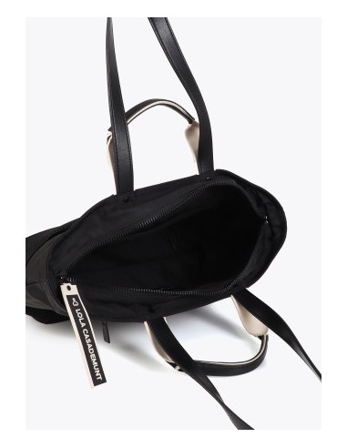 BOLSO-FORMATO-SHOPPER-NYLON-NEGR-ASAS-HOMBRO-ASAS-MANO-COMPARTIMENTO-EXTERIOR-LOLA-CASADEMUNT