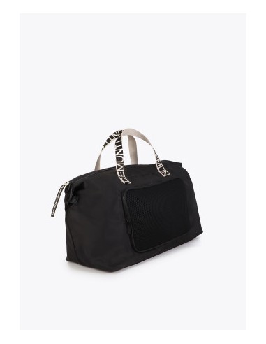 BOLSA-VIAJE.NYLON-NEGRO-COMPARTIMENTOS-MALLA-ASA-MANP-ASA-BANDOLERA-LOLA-CASADEMUNT