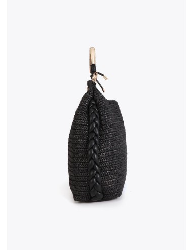 SHOPPER-EFECTO-RAFIA-DOS-ASAS-METÁLICA-DORADA-LOGOTIPADA-ASA-PIEL-SINTÉTICA-CIERRE-IMÁN-TRENZADO-LATERALES-LOLA-CASADEMUNT