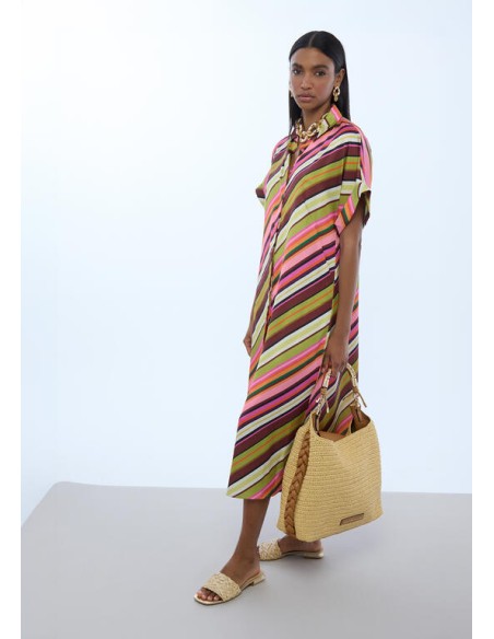 SHOPPER-EFECTO-RAFIA-DOS-ASAS-METÁLICA-DORADA-LOGOTIPADA-ASA-PIEL-SINTÉTICA-CIERRE-IMÁN-TRENZADO-LATERALES-LOLA-CASADEMUNT