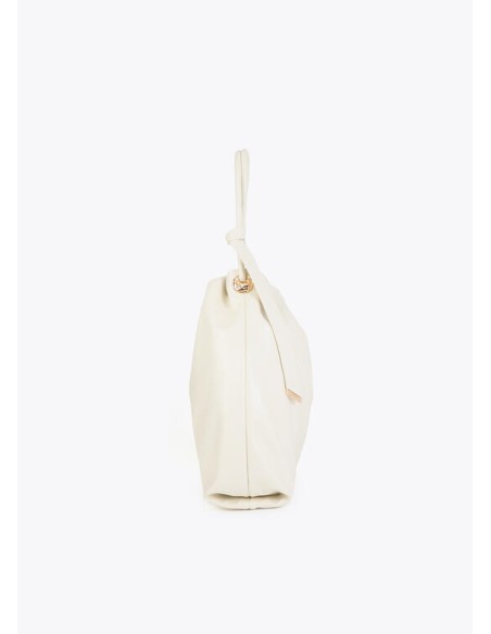 SHOPPER-ACABADO-BRILLANTE.LAZO-ASA-HOMBRO-CIERRE-IMÁN-LOGO-DORADO-FRONTAL-LOLA-CASADEMUNT