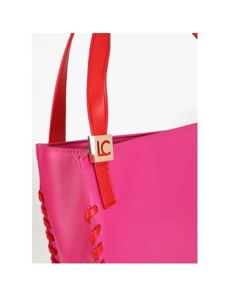 SHOPPER BICOLOR TRENZADO LOLA CASADEMUNT