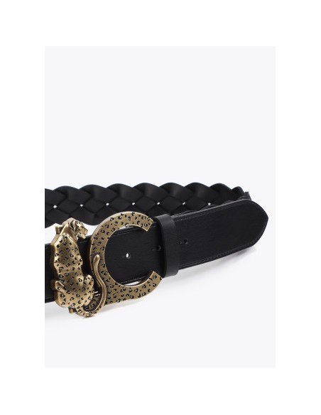 CINTURÓN-RFRCTO-PIEL-TRENZADO-HEBILLA-ANIMAL-LEOPARDO-LOLA-CASADEMUNT