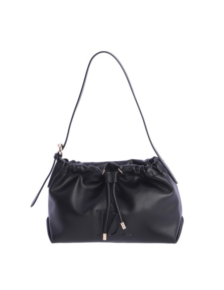 BOLSO-ASA-HOMBRO-FRUNCIDO-NEGRO-ASA-BANDOLERA-COMPARTIMENTO-TRASERO-DON-ALGODÓN