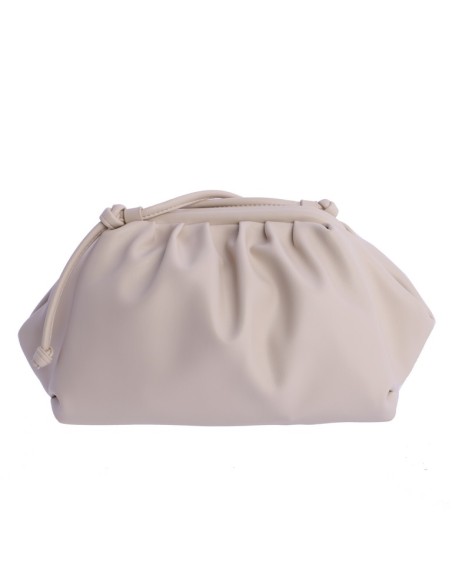 BANDOLERA-MARFIL-FRUNCIDA-CIERRE-PRESIÓN-LOGO-AL-TONO-COMPARTIMENTO-INTERIOR-DON-ALGODÓN