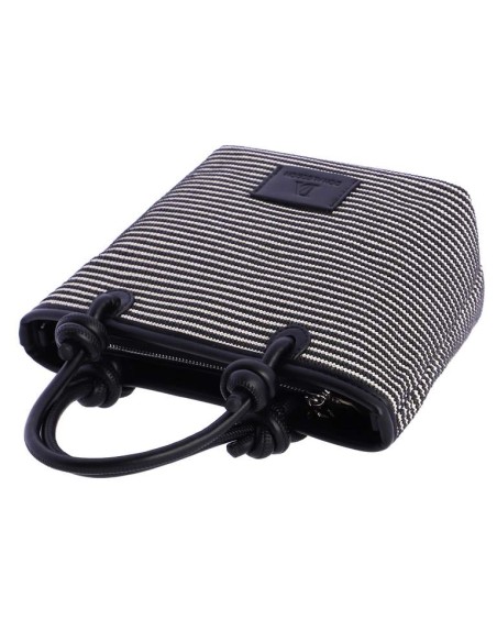 BOLSO MANO NEGRO LUMINA DON ALGODÓN