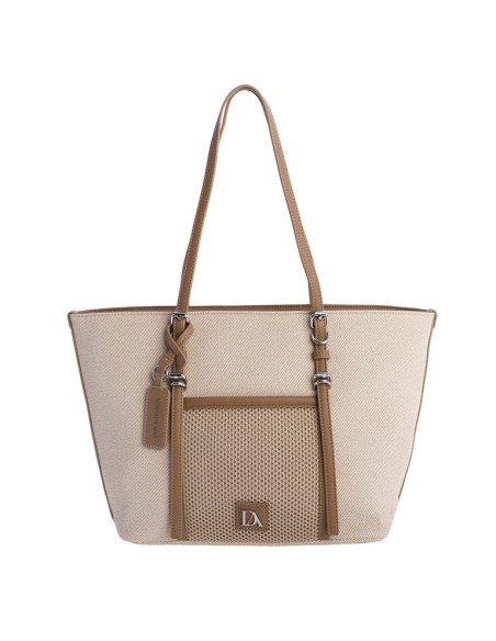 SHOPPER-ASAS-HOMBRO-CIERRE-CREMALLERA-MALLA-FRONTAL-BOLSILLO-TRASERO-DON-ALGODÓN