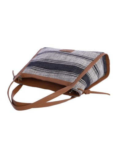 BOLSO-BICOLOR--ASAS-HOMBRO-DETALLES-MARRÓN-CIERRE-CREMALLERA-DON-ALGODÓN