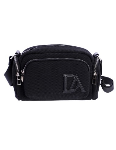 BANDOLERA-NEGRA-NYLON-COMPARTIMENTOS-LOGO-AL-TONO-ASA-BANDOLERA-ALGODÓN-DON-ALGODÓN