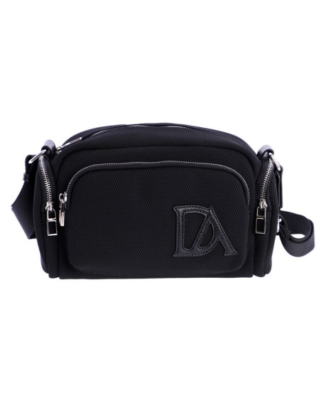 BANDOLERA-NEGRA-NYLON-COMPARTIMENTOS-LOGO-AL-TONO-ASA-BANDOLERA-ALGODÓN-DON-ALGODÓN