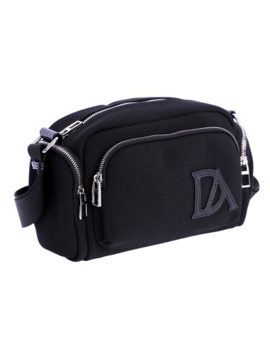 BANDOLERA-NEGRA-NYLON-COMPARTIMENTOS-LOGO-AL-TONO-ASA-BANDOLERA-ALGODÓN-DON-ALGODÓN