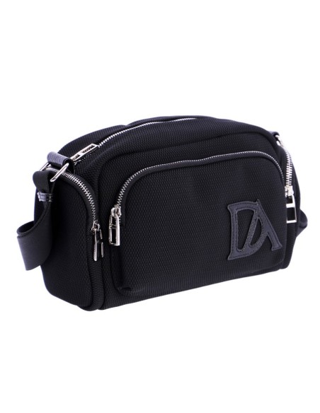 BANDOLERA-NEGRA-NYLON-COMPARTIMENTOS-LOGO-AL-TONO-ASA-BANDOLERA-ALGODÓN-DON-ALGODÓN