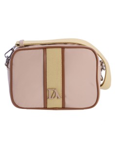 BANDOLERA CUADRADA-BEIGE-ASA-BANDOLERA-DETALLES-AMARILLO-MARRÓN-COMPARTIMENTO-TRASERO-DOM-ALGODÓN