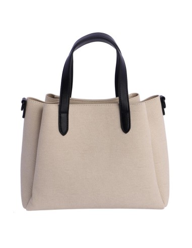 SHOPPER-BEIGE-TRES-COMPARTIMENTOS-DETALLES-NEGRO-VIVA-DON-ALGODÓN