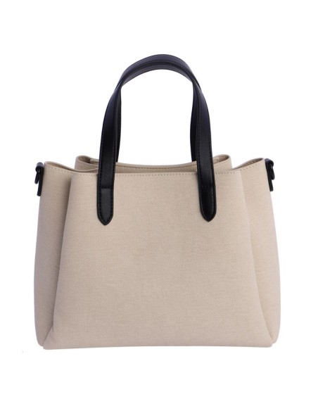 SHOPPER-BEIGE-TRES-COMPARTIMENTOS-DETALLES-NEGRO-VIVA-DON-ALGODÓN