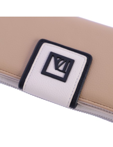 BILLETERO-DOS-COMPARTIMENTOS-BEIGE-LOGO-CONTRASTE-DON-ALGODÓN