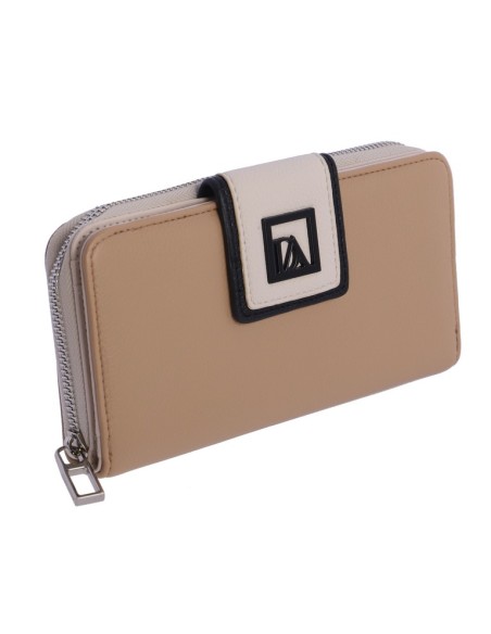 BILLETERO-DOS-COMPARTIMENTOS-BEIGE-LOGO-CONTRASTE-DON-ALGODÓN