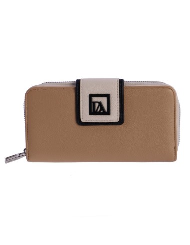 BILLETERO-DOS-COMPARTIMENTOS-BEIGE-LOGO-CONTRASTE-DON-ALGODÓN