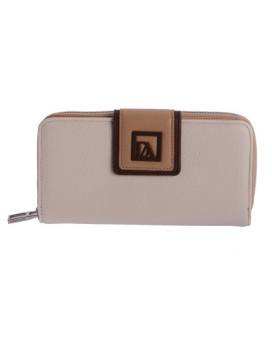BILLETERO-MARFIL-DOS-COMPARTIMENTOS-BEIGE-LOGO-CONTRASTE-DON-ALGODÓN