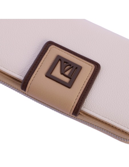 BILLETERO-MARFIL-DOS-COMPARTIMENTOS-BEIGE-LOGO-CONTRASTE-DON-ALGODÓN