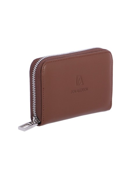 ARTERA-MARRÓN-COMPARTIMENTO-CREMALLERA-COMPARTIMENTOS-INTERIORES-MONEDAS-TARJETAS-DON-ALGODÓN