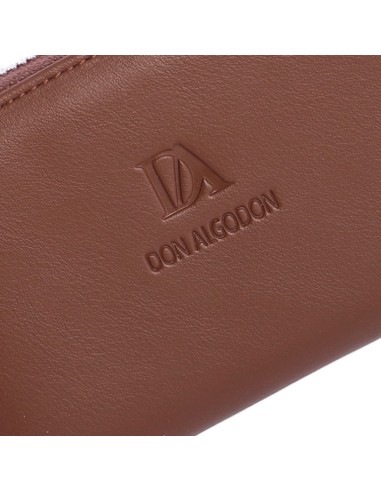 ARTERA-MARRÓN-COMPARTIMENTO-CREMALLERA-COMPARTIMENTOS-INTERIORES-MONEDAS-TARJETAS-DON-ALGODÓN