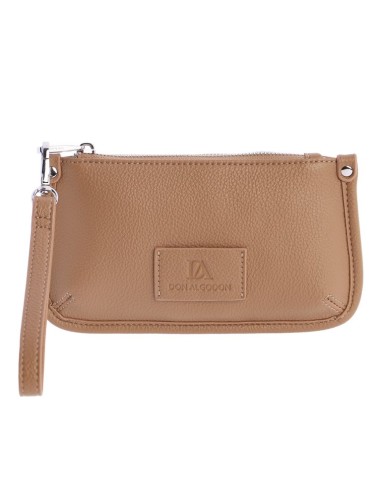 BOLSO-MANO-CAMEL-ASA-ESTRAIBLE-LOGO-AL-TONO-CIERRE-CREMALLERA-DON-ALGODÓN