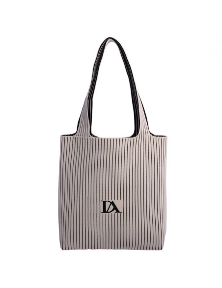 SHOPPER-ASAS-HOMBRO-ESTAMPADO-RAYAS-BEIGE-NEGRO-TEJIDO-PUNTO-NECESER-INTERIOR-BAMBINA-DON-ALGODÓN