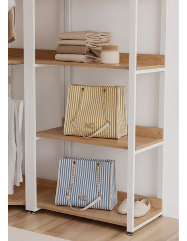 BOLSO-TOTE-GRANDE-RAYAS-AMARILLAS-LONA-NOCO-COMPLEMENTOS