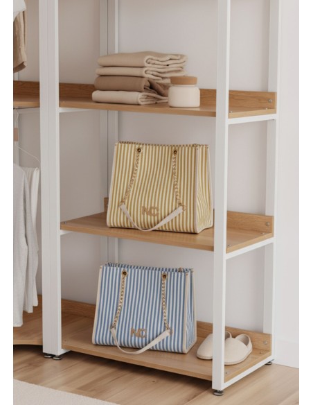 BOLSO-TOTE-GRANDE-RAYAS-AMARILLAS-LONA-NOCO-COMPLEMENTOS