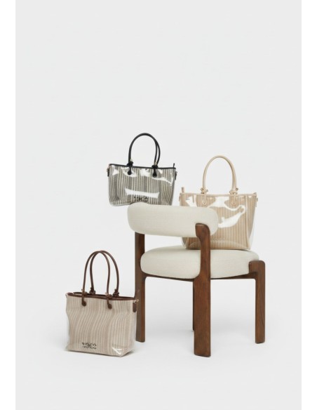 SHOPPER-RAYAS-MARRÓN-VINILO-LOLA-DOS-ASAS-NOCO