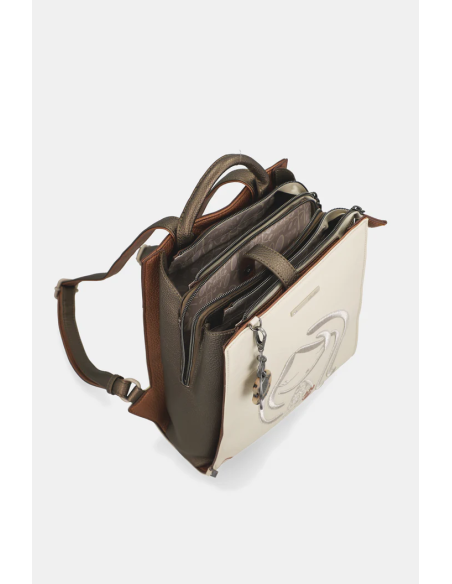 MOCHILA-CUADRADA-TRIPLE--CREMALLERA-SOLAPA-ASA-MANO-ASAS-REGULABLES-ANEKKE